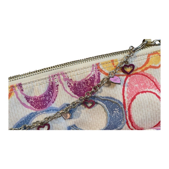 Coach Multi Pink Heart Charms Making a Great Long Purse Charm. NWOT - Picture 5 of 5